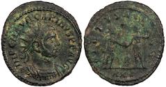 Ancient Coins - Carinus 283-285 A.D. Antoninianus Tripolis Mint Good VF