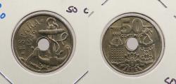 World Coins - SPAIN: 1949(52) 50 Centimos