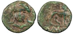 Ancient Coins - Ionia Miletos ca. 259-190 B.C. AE10 Near VF