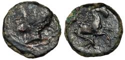 Ancient Coins - Sicily ca. 300-241 B.C. AE14 Near VF