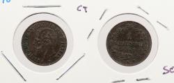 World Coins - ITALY: 1861-M Centesimo