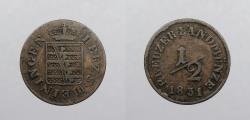World Coins - GERMAN STATES: Saxe-Meiningen 1831 1/2 Kreuzer