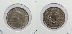 World Coins - GREAT BRITAIN: 1942 George VI Threepence (3 Pence)
