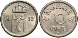 World Coins - NORWAY 1952 10 Ore