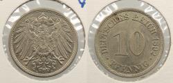 World Coins - GERMANY: 1892-A 10 Pfennig