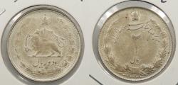 World Coins - IRAN SH 1323 (1944) 2 Rials