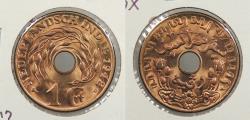 World Coins - NETHERLANDS EAST INDIES: 1942-P Cent