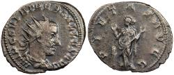 Ancient Coins - Trebonianus Gallus 251-253 A.D. Antoninianus Rome mint Good VF