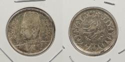 World Coins - EGYPT: AH1361 (1942) 2 Qirsh