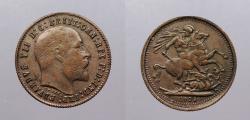 World Coins - GREAT BRITAIN: 1902 Inverted '2' in date 22mm Medal