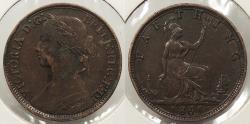 World Coins - GREAT BRITAIN 1861 Farthing