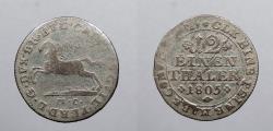 World Coins - GERMAN STATES: Brunswick (Braunschweig)-Wolfenbuttel 1805-mc 1/12 Thaler