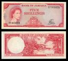 World Coins - JAMAICA Bank of Jamaica Law of 1960 issue (1964) 5 Shillings AU