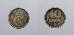 World Coins - DENMARK: 1917 10 Ore
