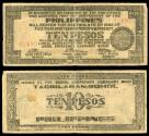 World Coins - PHILIPPINES Bohol Emergency Currency Board 1942 10 Pesos Fine
