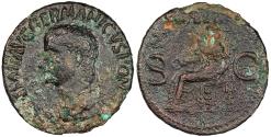 Ancient Coins - Gaius (Caligula) 37-41 A.D. As Rome Mint VF
