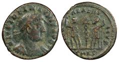 Ancient Coins - Delmatius, as Caesar 335-337 A.D. Follis Cyzicus Mint VF