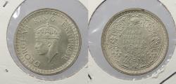 World Coins - INDIA: 1944(b) George VI 1/2 Rupee
