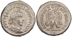 Ancient Coins - Syria Seleucis and Pieria Antioch Philip II 247-249 A.D. Tetradrachm Good VF