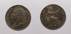 World Coins - GREAT BRITAIN: 1822 George IV Farthing
