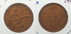 World Coins - PHILIPPINES: 1925-M Centavo