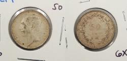 World Coins - BELGIUM: 1911 French text. 50 Centimes