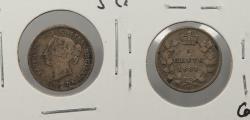 World Coins - CANADA: 1881-H Victoria 5 Cents