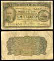 World Coins - MOZAMBIQUE Banco Nacional Ultramarino 23 May 1944 Escudo VG/F
