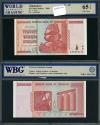 World Coins - ZIMBABWE Reserve Bank of Zimbabwe 2008 20 Trillion Dollars WBG WBG-65 TOP