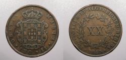 World Coins - PORTUGAL: 1853 Struck for Mozambique 20 Reis