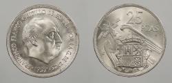 World Coins - SPAIN 1957(58) 25 Pesetas