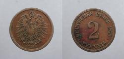World Coins - GERMANY: Empire 1875-J 2 Pfennig