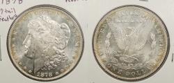 Us Coins - 1878 Morgan 1 Dollar (Silver) Reverse of 1878; 7 Tail Feathers; VAM 131A