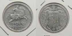 World Coins - SPAIN 1953 5 Centimos