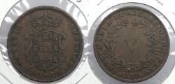 World Coins - PORTUGAL: 1874 5 Reis