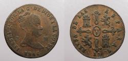 World Coins - SPAIN: 1846-JA 8 Maravedis