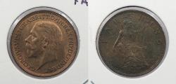 World Coins - GREAT BRITAIN: 1935 George V Farthing