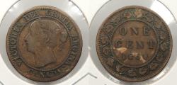 World Coins - CANADA: 1859 Victoria Cent