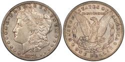 Us Coins - 1879-S Morgan 1 Dollar (Silver) Reverse of 1878 Choice AU