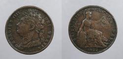 World Coins - GREAT BRITAIN: 1822 William IIII Farthing