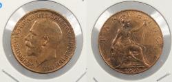 World Coins - GREAT BRITAIN: 1920 George V Farthing