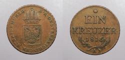 World Coins - AUSTRIA: 1816-A Kreuzer