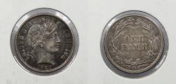 Us Coins - 1902 Barber 10 Cents (Dime)