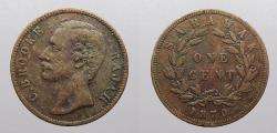World Coins - SARAWAK: 1870 Cent