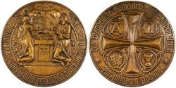 World Coins - GERMANY Prussia Berlin, various The Prussian Union of Churches. ND (1926-1936) AE 98mm medal AU