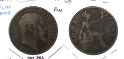 World Coins - GREAT BRITAIN: 1902 Edward VII; Low sea Penny