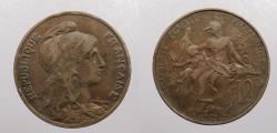 World Coins - FRANCE: 1906 10 Centimes