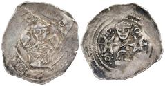 World Coins - AUSTRIA Friesach in Salzburg Archbishopric Eberhard II 1200-1246 Pfennig (Friesacher Pfennig) VF