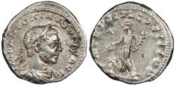 Ancient Coins - Elagabalus 218-222 A.D. Denarius Rome Mint Near EF ex. Roma E-Sale 104, lot 2022, with ticket.