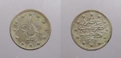 World Coins - TURKEY: Ottoman Empire AH 1327 Yr 3 (1911) 2 Kurush